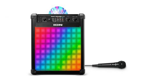 Buy ION Audio Party Rocker Max - 100W Portable Wireless Bluetooth Speaker  and Karaoke Centre with Rechargeable Battery, Party Light Display and  Microphone Online in Turkey. B01ITAG8NK