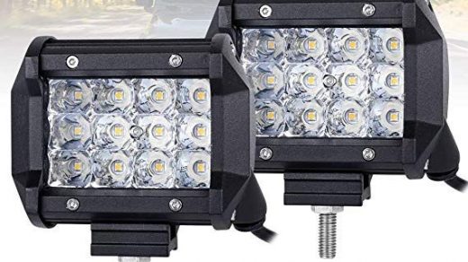 Liteway 72W 4inch Osram LED Light Bar Spot Beam Cube Work Light Driving  Pods Offroad Tri-row Daytime Running Lamp for SU… | Led light bars, Bar  lighting, Led lights