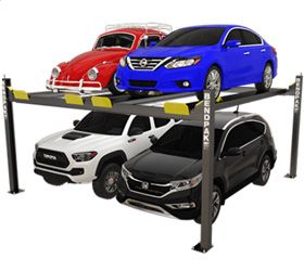 Auto Lift FP8K-DX Car-Park-8 Basic Car Storage Lift 8K lb | 4 Post Parking  Lift | Car lifts, Lifted cars, Hydraulic car lift