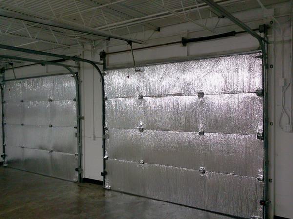 Double 16'Lx8'H Garage door SILVER Reflective Foam (not cheap bubble) 5  panel 16'Lx8'H – US Energy Products