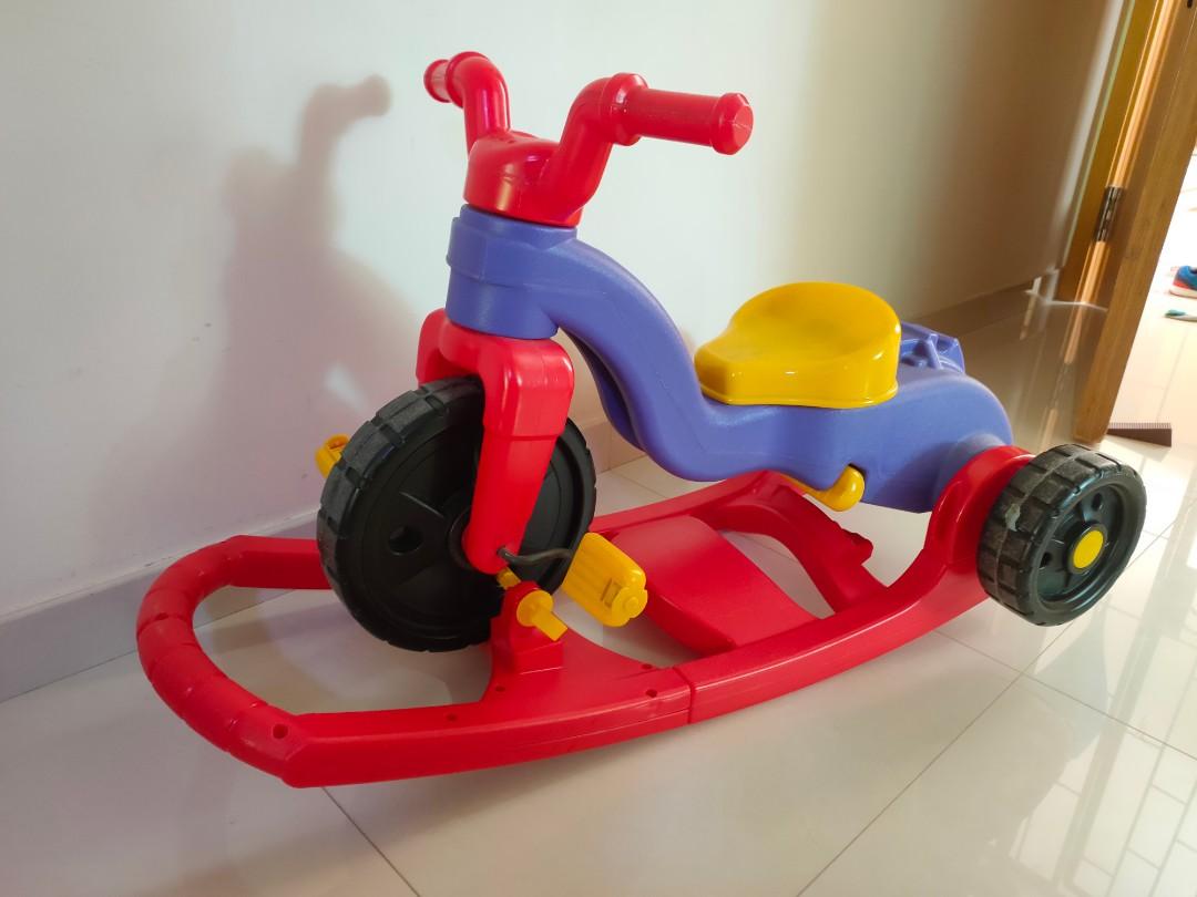 Fisher-Price Rock, Roll 'n Ride Trike, Babies & Kids, Infant Playtime on  Carousell