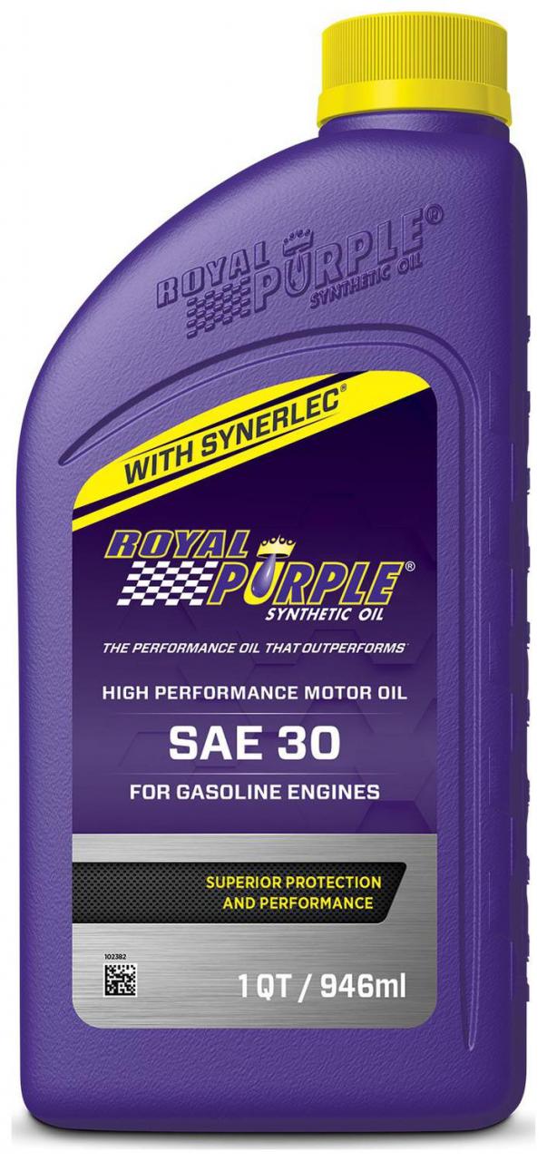 Royal Purple Synthetic Motor Oil 30W 01030 | O'Reilly Auto Parts