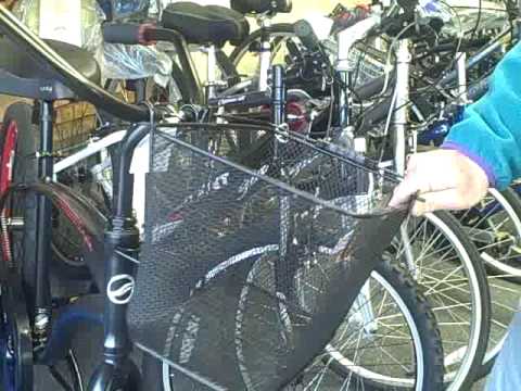 SunLite Lift-Off Mesh Bottom Wire Bicycle Basket | Beachbikes
