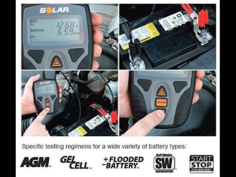 Clore Automotive SOLAR BA7 100-1200 CCA Electronic Battery and System Tester  : Amazon.co.uk: Automotive