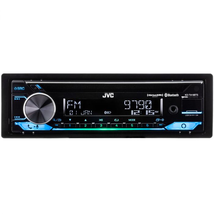 JVC KD-X340BTS Single-Din Car Digital Media Bluetooth Receiver  USB/AUX/SiriusXM Car Audio Electronics masterarchives.ma