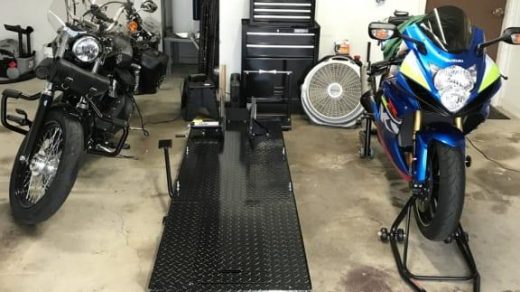Black Widow Steel Motorcycle Jack - 1,100 lbs. Capacity | Welded furniture,  Metal bending tools, Motorcycle lift table