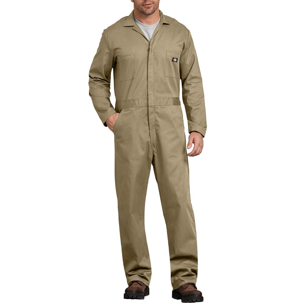 Dickies Men's Large Tall Dark Navy Twill Coverall in the Coveralls &  Overalls department at Lowes.com