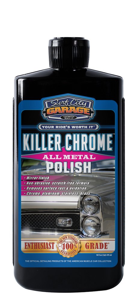 Buy Surf City Garage Killer Chrome All Metal Polish 16oz - Polishes &  Cleans Aluminum, Chrome, Stainless Steel - Mirror Finish - No Scratching or  Degrading The Metal Online in Indonesia. B07ZR3N9RJ