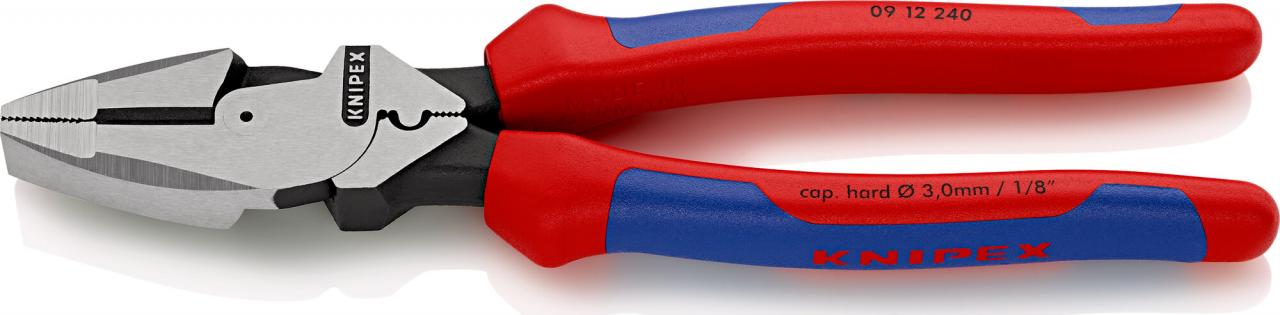 KNIPEX KNIPEX 09 12 240 SB Lineman's Pliers American style black  atramentized 240 mm | 30,000 Tools at Tools-Giant Online Shop