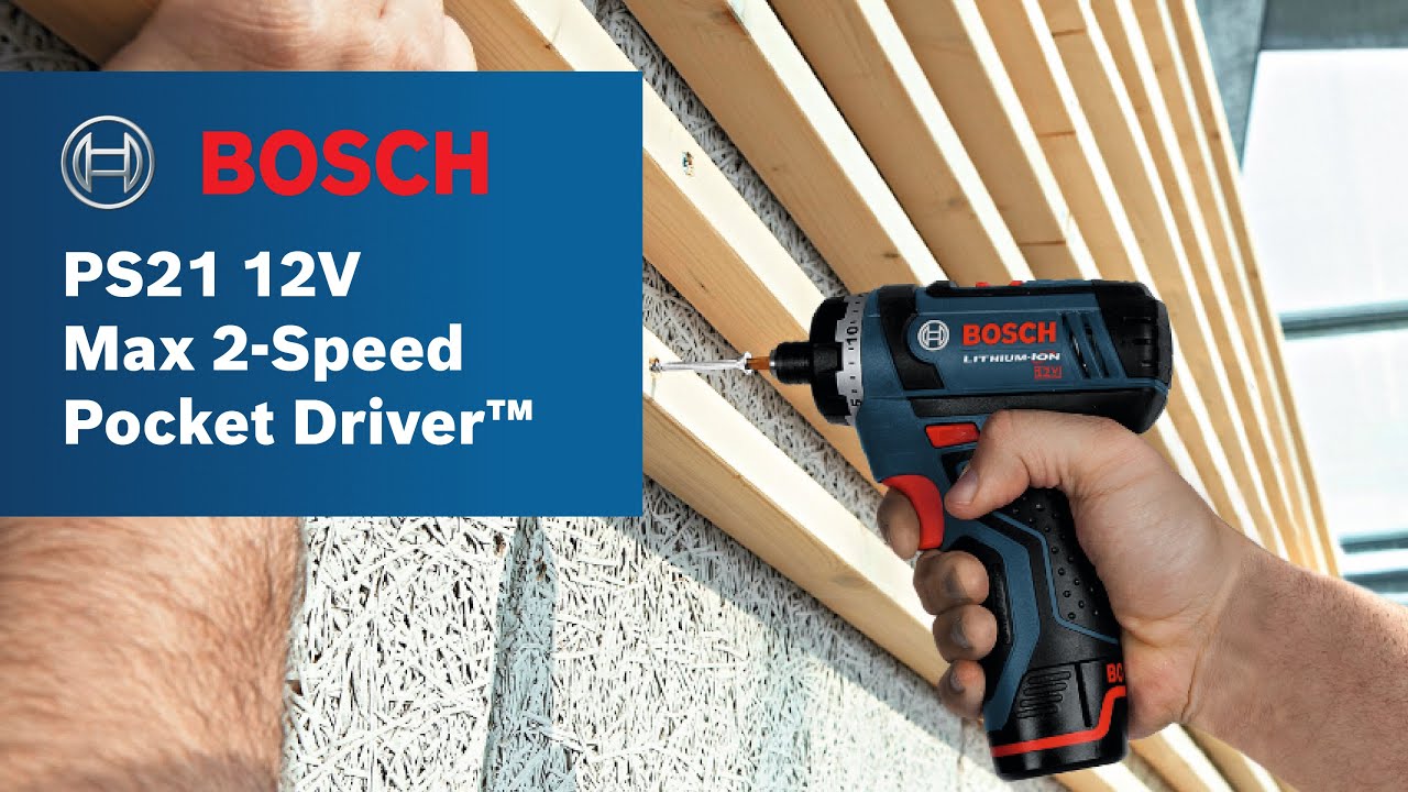 Bosch PS21-2A Pocket Driver Review