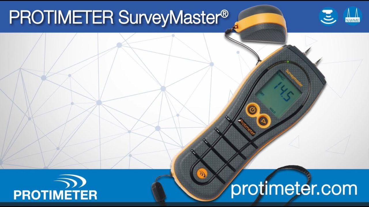 Protimeter SurveyMaster | Best-selling dual-function moisture meter