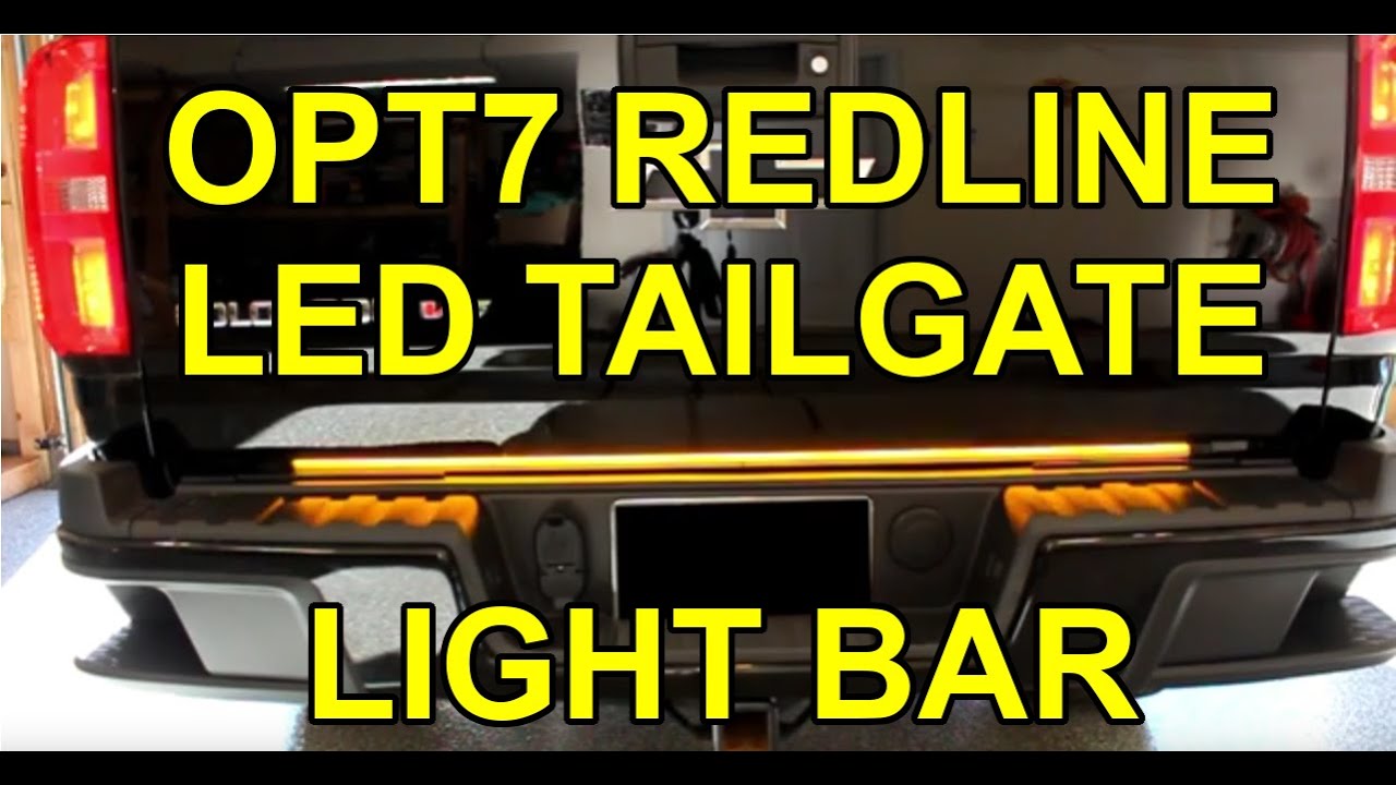 OPT7 Redline Tailgate Light Bar with Triple LED Reverse