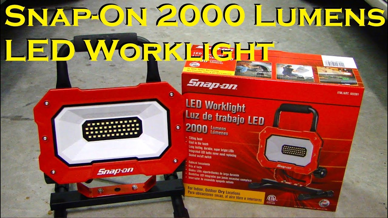 Snap-On LED 工作灯2,000 Lumens 2000 Lumens 922261 : 亚马逊中国: 家居装修
