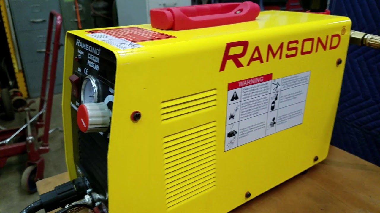 Ramsond CUT50DY Pilot arc plasma cutter quickie review. - YouTube