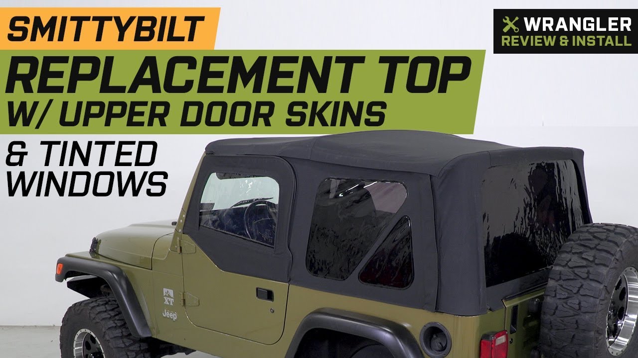 Smittybilt 9970235 Black Diamond OE Style Replacement Top with Tinted  Window for Jeep Wrangler Interior Accessories Automotive urbytus.com