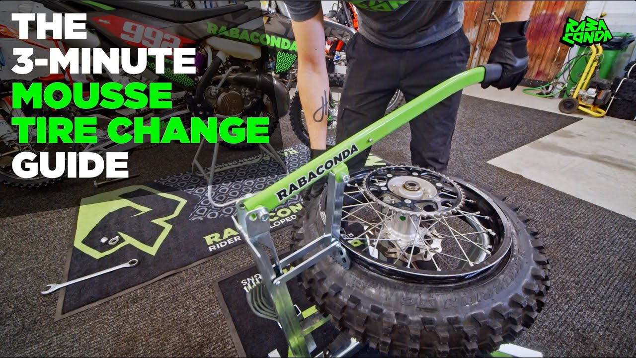 Rabaconda 3-Minute Tire Changer - The Fastest Way to Change Dirt Bike Tires  - YouTube