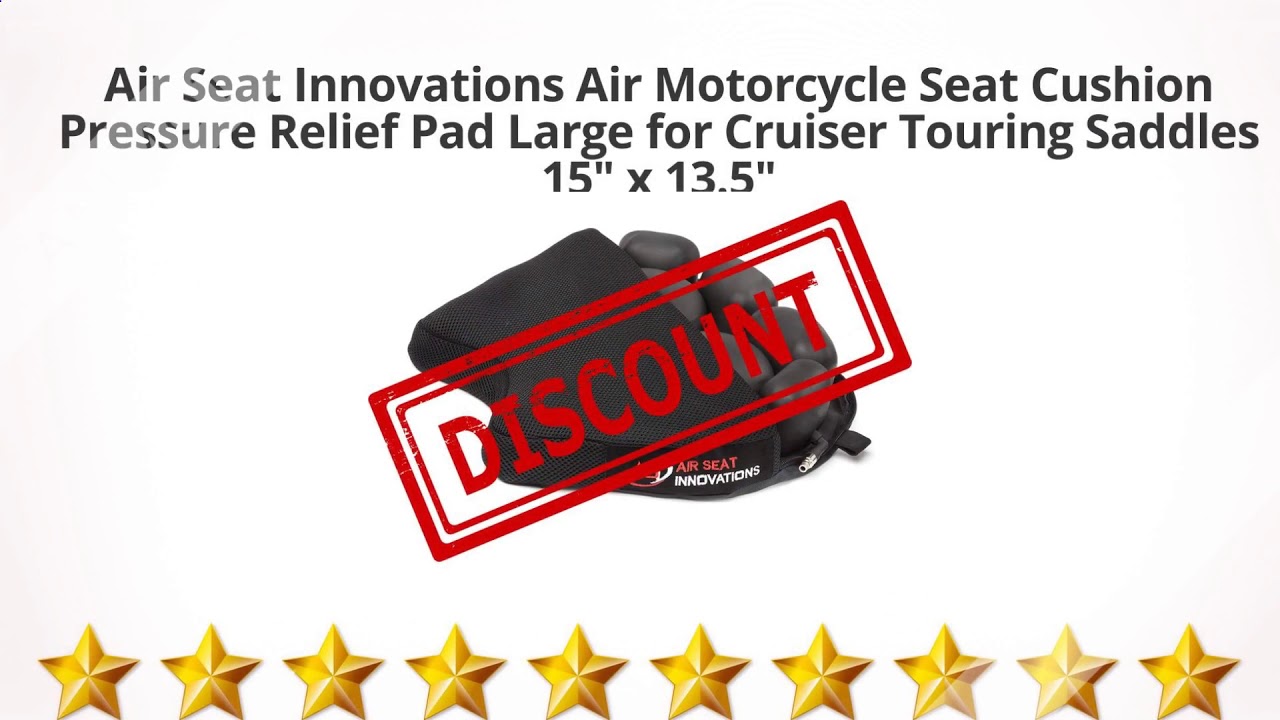 Air Seat Innovations Air Motorcycle Seat Cushion Pressure Relief Pad |  Review and Discount - YouTube