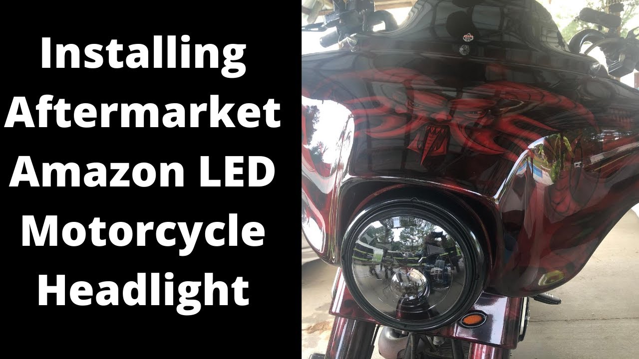 BICYACO 5-3/4 5.75 Inch LED Headlight for Harley Davidson 883 Sportster  Triple Low Rider Wide Glide Headlamp Projector… - Biker66.eu | Harley Shop