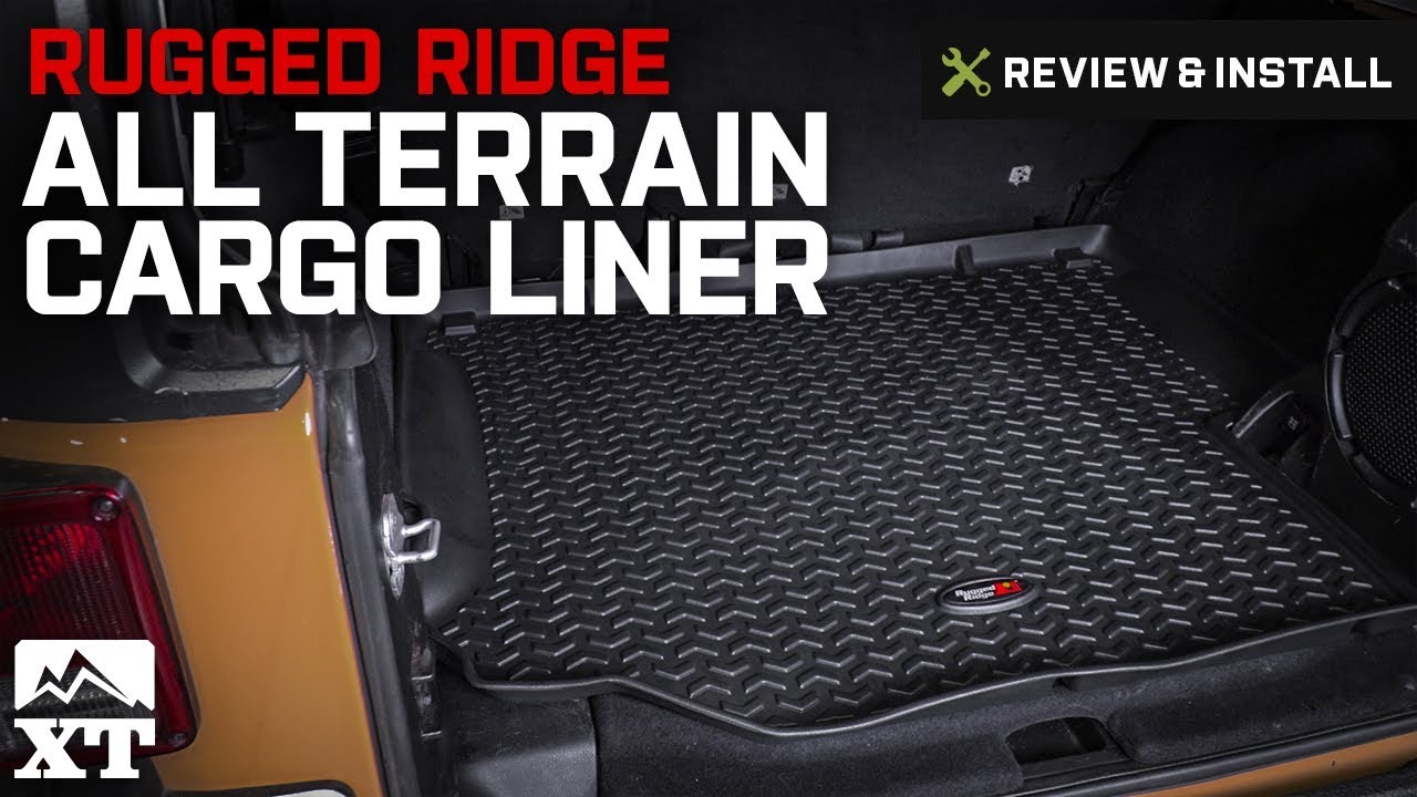 Rugged Ridge 12975.51 All Terrain Cargo Liner Black 18-19 Wrangler JL  2-Door Full Interior Accessories Automotive ovbf.org