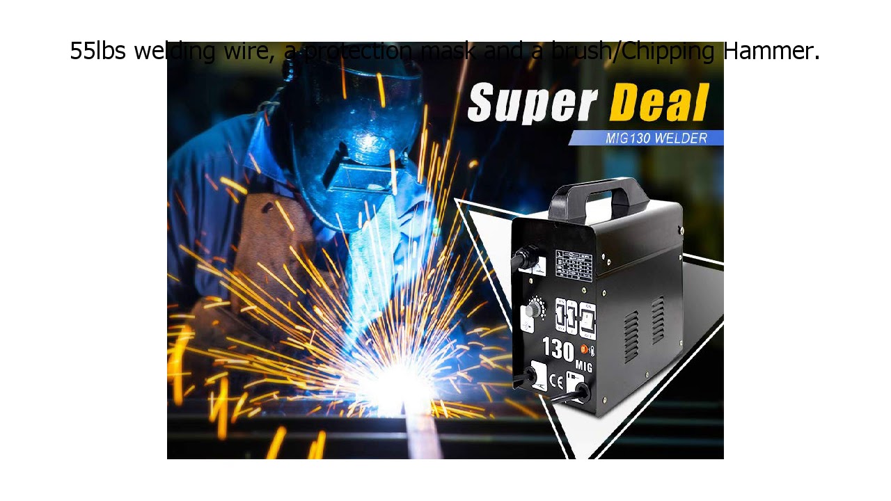 Special Discount on Super Deal PRO Commercial MIG 130 AC Flux Core Wire  Automatic Feed Welder - YouTube