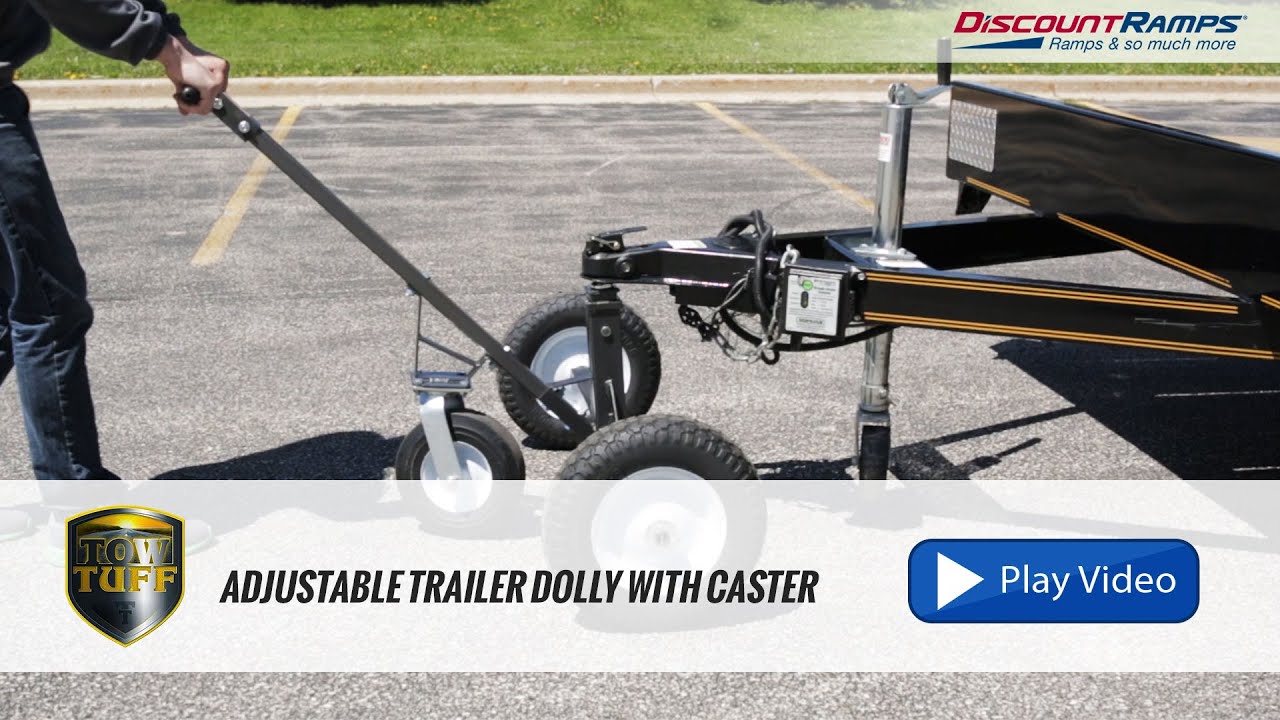 Tow Tuff TMD-15002C Heavy-Duty Adjustable Trailer Dolly