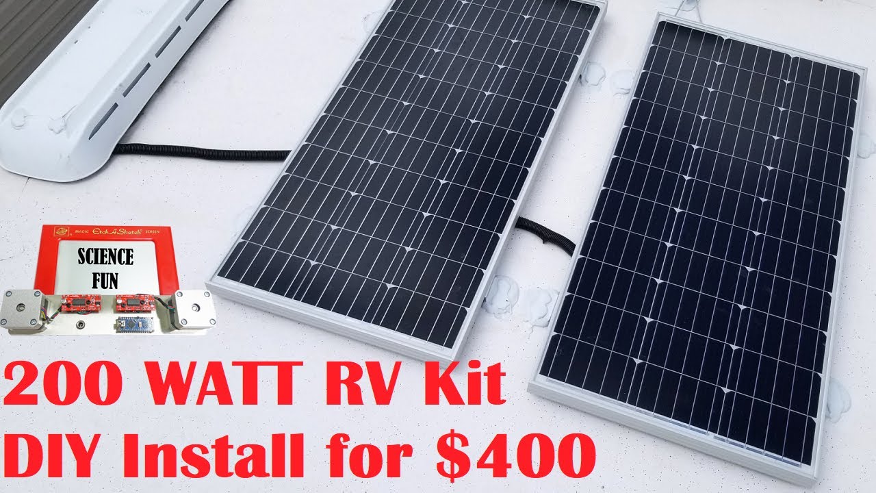 400 Watt 12 Volt Monocrystalline Solar RV Kit | Renogy Solar