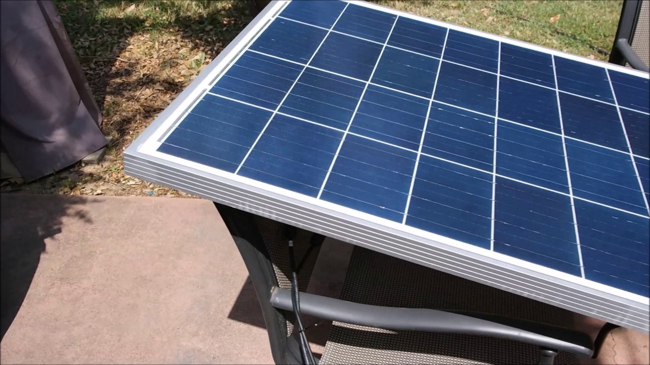 HQST 100W Monocrystalline Solar Panel (2-Pack Solar Panels) - Overview -  YouTube
