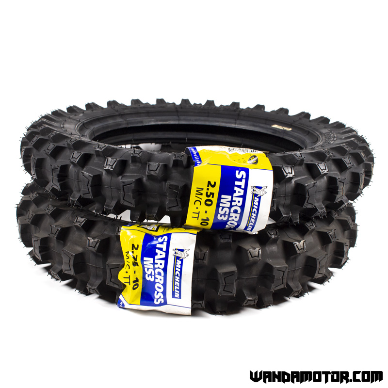 2.75-10 Michelin Star-X MS3 Star Cross Mini Line Up Dirt Bike Tire  [0313-0741]