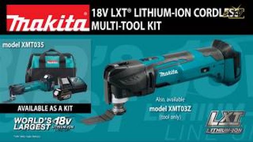 Makita 18V Cordless Multi Tool Review XMT03Z | Tool Box Buzz Tool Box Buzz
