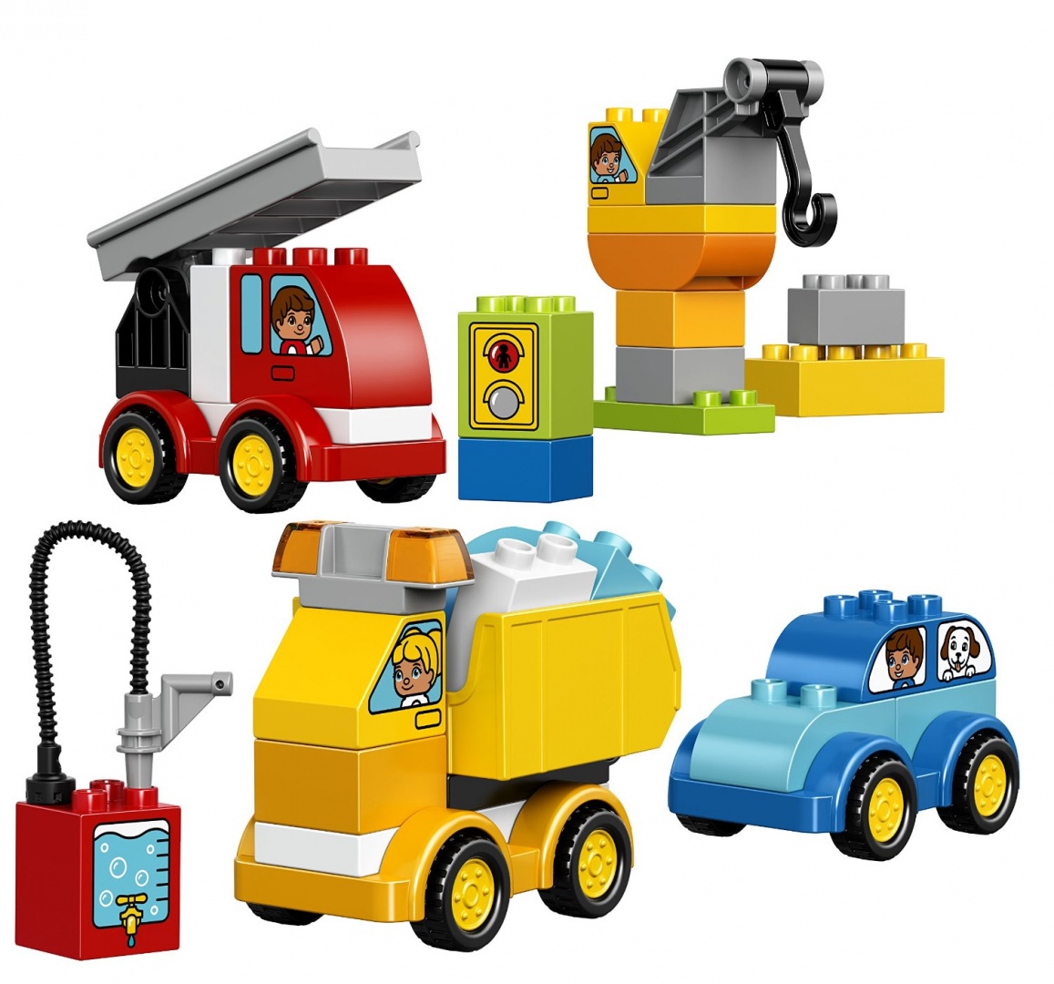 LEGO DUPLO My First Car Creations 10886 积木，2019（34 件） : 亚马逊中国: 玩具