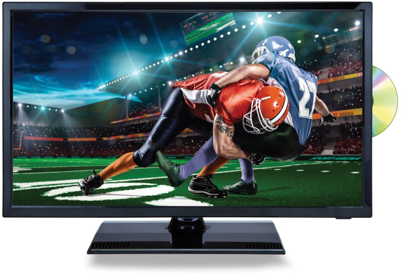 13″ Widescreen HD LED TV with DVD Player – Naxa Electronics