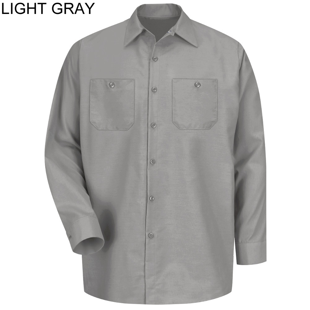 Red Kap SP14 Men's Industrial Work Shirt - Long Sleeve