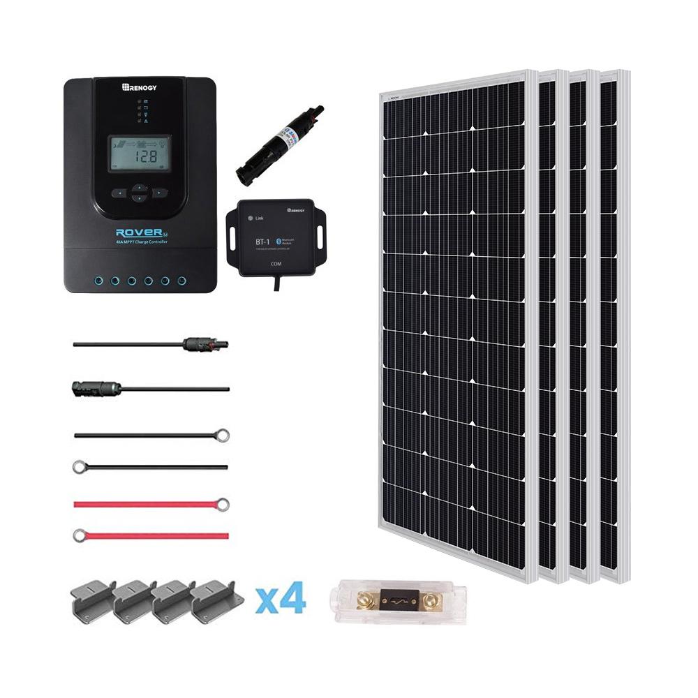 New 400 Watt 12 Volt Solar Premium Kit | Renogy Solar