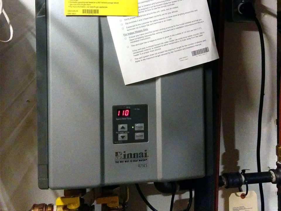 Rinnai Tankless Water Heater Sizing Options | Water Heaters