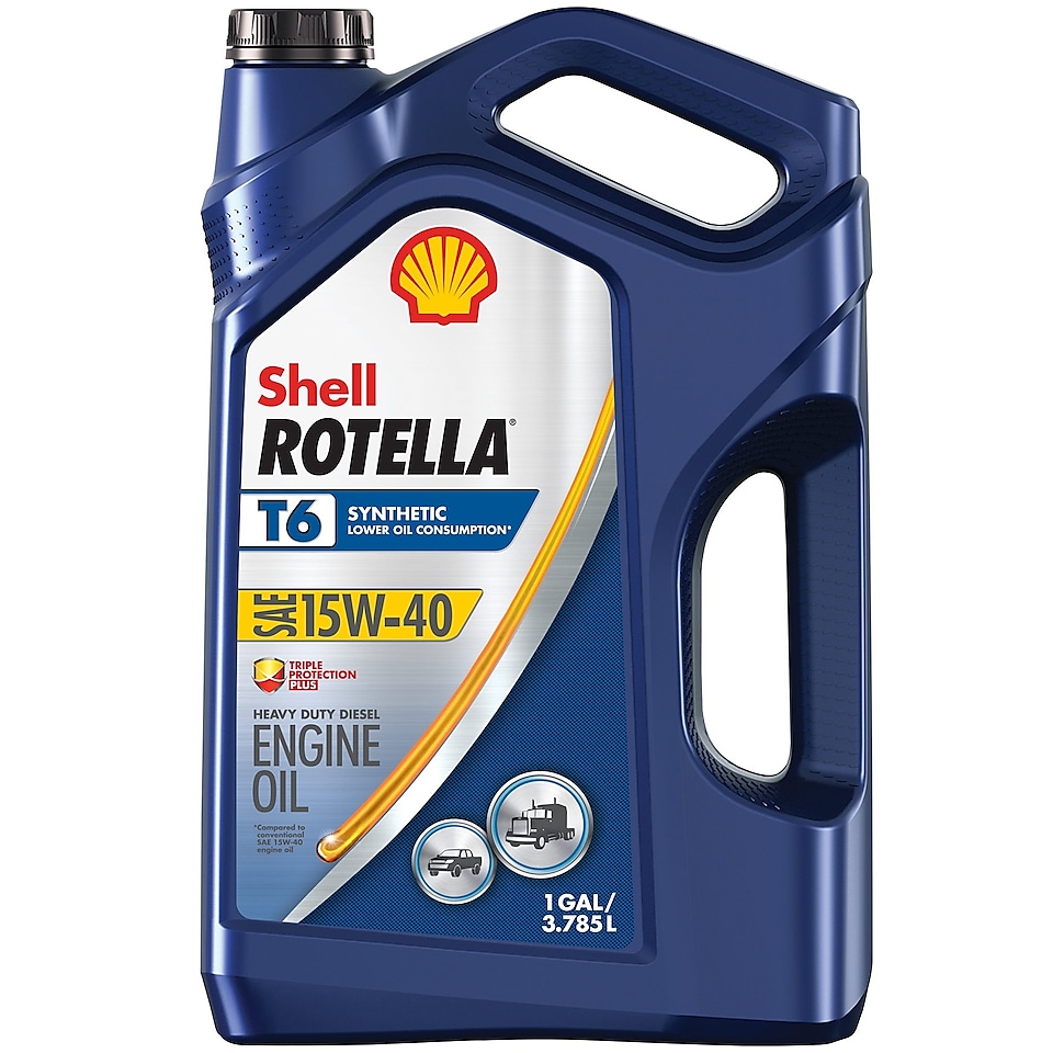 Shell Rotella® T6 15W-40 Full Synthetic Motor Oil | Shell ROTELLA®