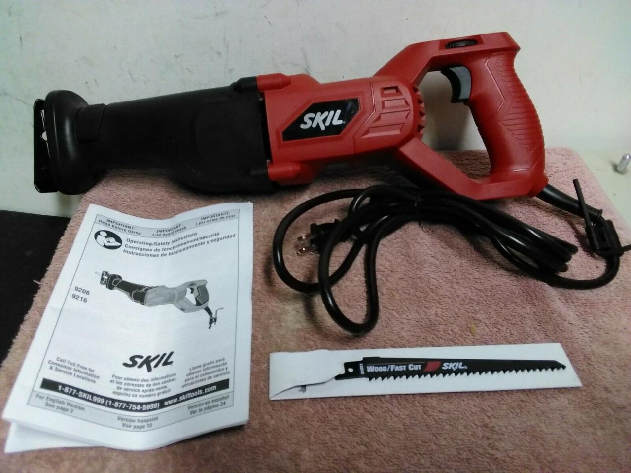 SKIL 9206-02 7.5 Amp Variable Speed Reciprocating Saw for sale online | eBay