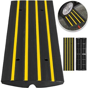 Buy Happybuy 5 Pack Rubber Cable Protector Ramp 2 Channel Heavy Duty  66000lbs Load Capacity Cable Wire Cord Cover Ramp Speed Bump Driveway Hose  Cable Ramp Protective Cover (2-Channel, 5Pack-66000Lbs) Online in