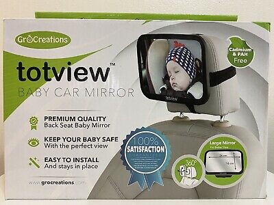 totview Baby Car Mirror - For Rear Facing Car Seats - Large, Secure Fi –  Giftenza