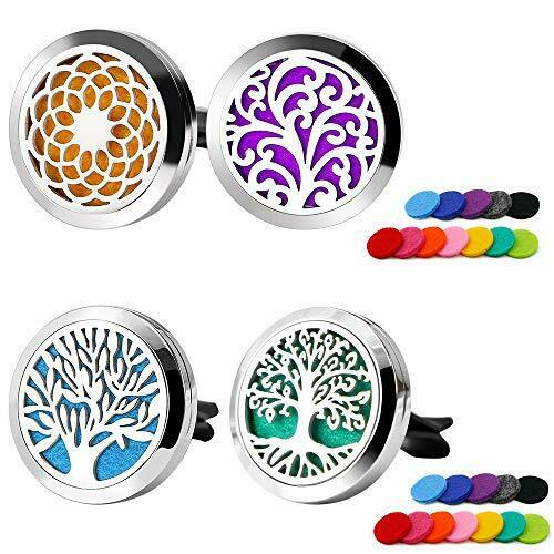 RoyAroma 2PCS 30mm Car Aromatherapy Essential Oil Diffuser Stainless Steel  with - octoplus.ch