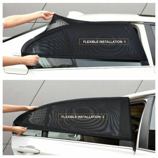 Zoto Car Rear Window Sun Shade Premium Breathable Mesh Sun Shield Protect  Baby/ Car Seat Accessories Baby