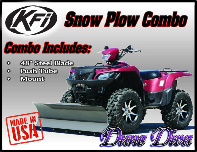 KFI Products Pro Series Mid-Frame Mount ATV Snow Plow Kit | Plows, Push  Tubes, Mounts and Kits from ATVHeadquarters.com