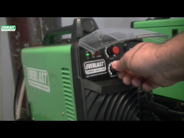 Everlast MIG Welder,Power i-MIG 140 E 120V MIG Inverter Welder Part 3 of 3  - YouTube