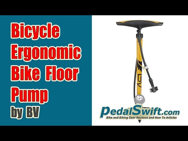 Top Best Bike Pump Review | BV Bicycle Ergonomic Bike Floor Pump - YouTube