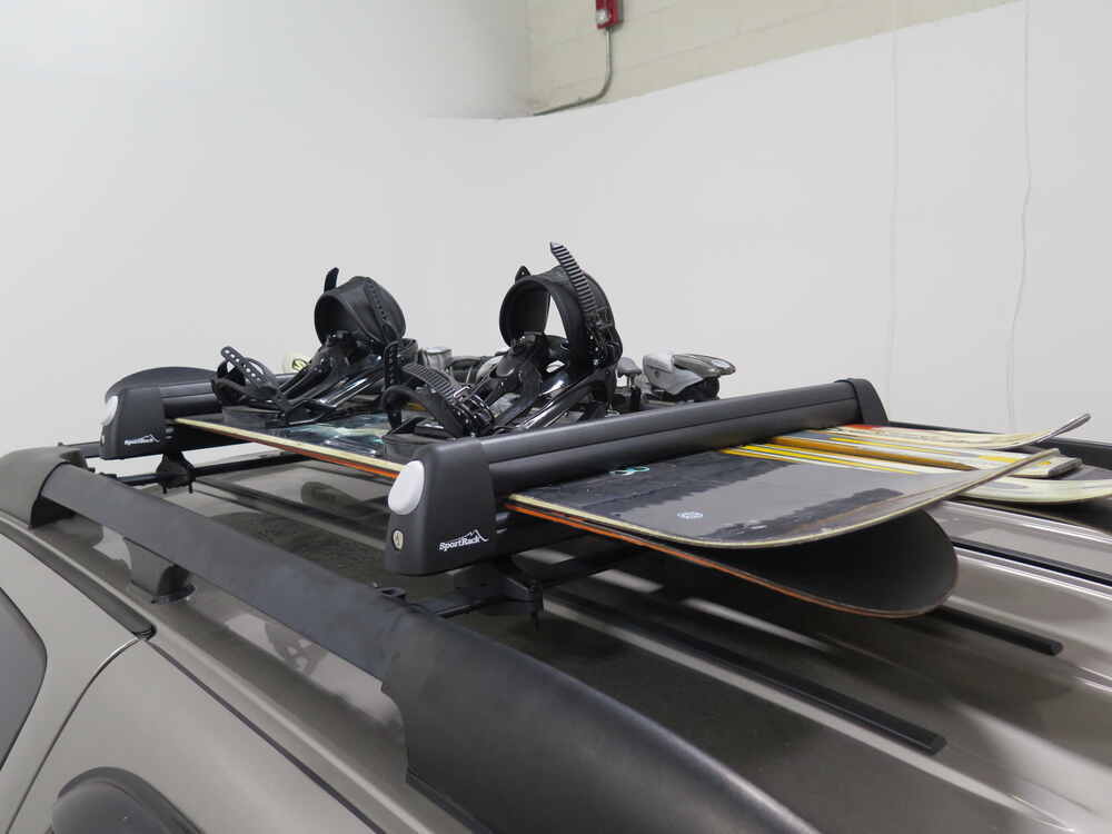 SportRack Groomer Deluxe Ski and Snowboard Carrier - 6 Pairs of Skis or 4  Snowboards SportRack Ski and Snowboard Racks SR6466