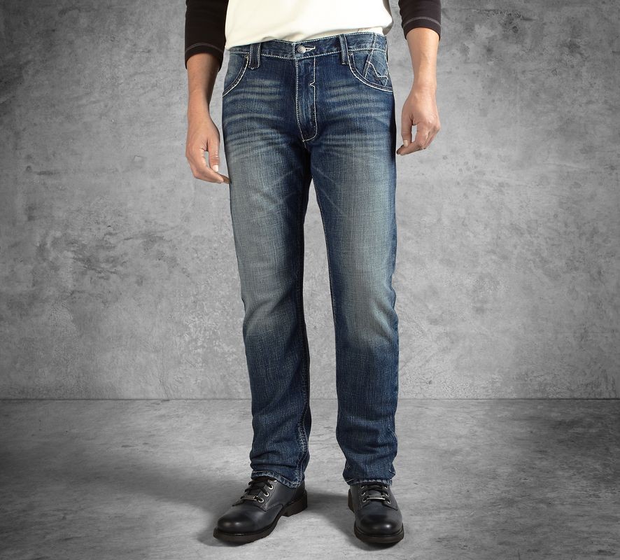 Mens - Mens Modern Straight Leg Fit Jeans - Harley-Davidson® Parts and  Accessories