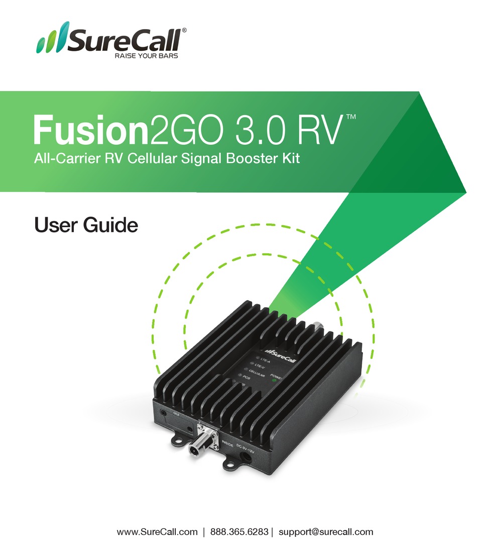 SURECALL FUSION2GO 3.0 RV USER MANUAL Pdf Download | ManualsLib