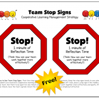 Team Stop Signs Help Kids Stop and Refocus