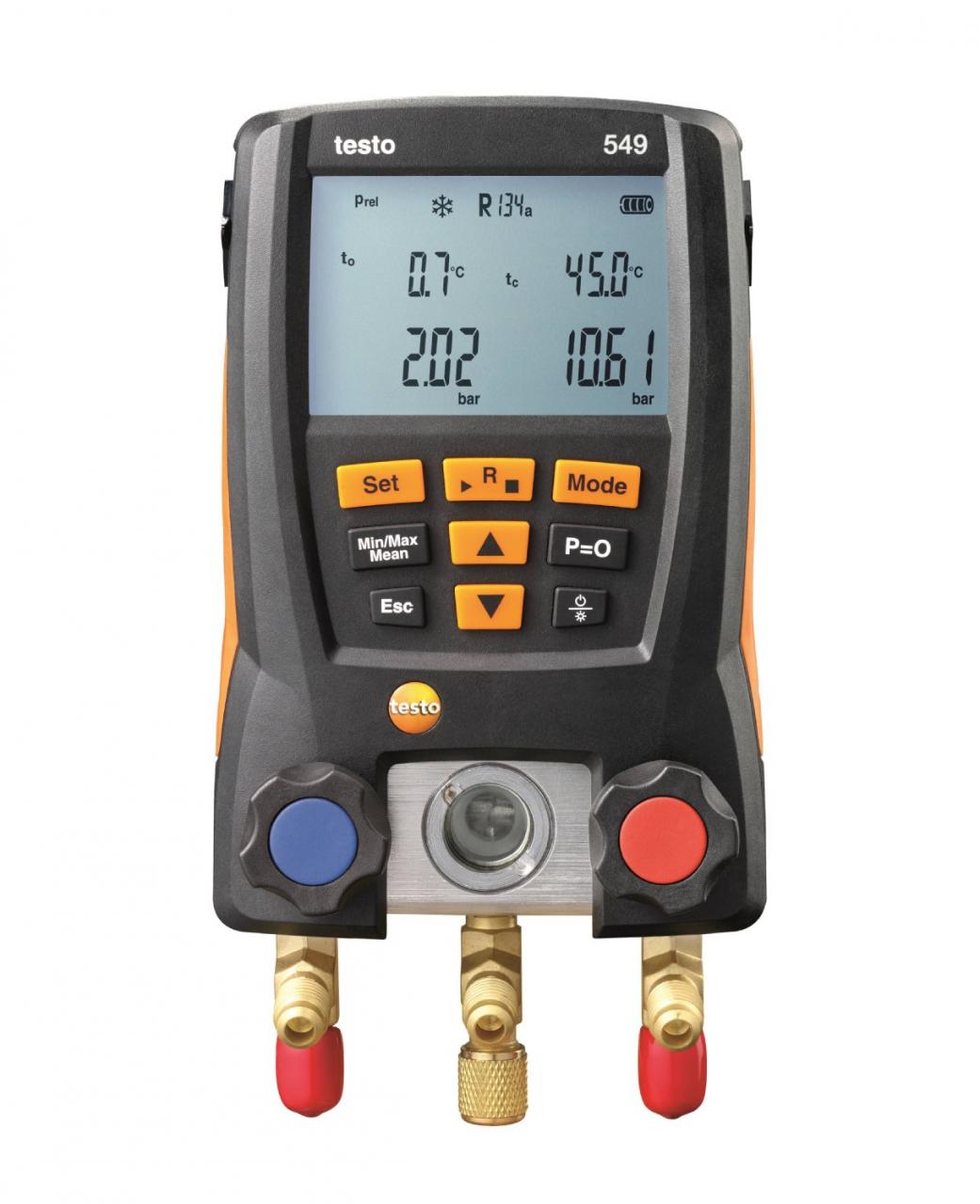 testo 549 digital manifold | Pressure measurement | Commissioning -  Refrigeration system commissioning | Commissioning | Applications | Testo  Ltd