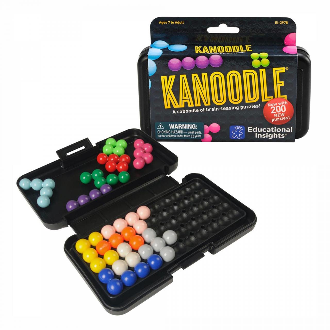 Educational Insights Kanoodle 3-D Brain Teaser Puzzle Game for Kids, Teens  & Adults, Featuring 200 Challenges, Ages 7+ - Cool Creative Kids