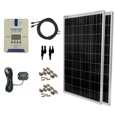Buy WindyNation 100 Watt Solar Panel Off-Grid RV Boat Kit with LCD PWM  Charge Controller + Solar Cable + Connectors + Mounting Brackets Online in  Vietnam. B01BUFBPV6